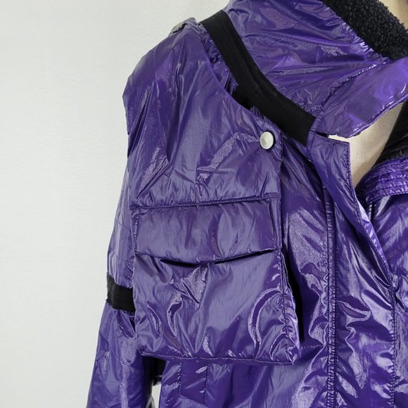 FREE PEOPLE MOVEMENT Vagabond Fleece Bomber jacket Sz M NEW - Picture 5 of 14